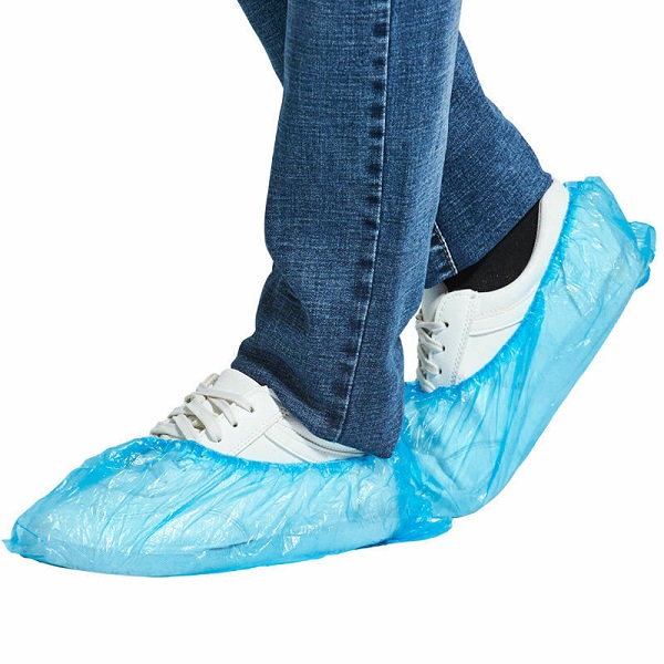 Disposable Shoe Covers Anti Slip Plastic Cleaning Overshoes 50x Protective Cover